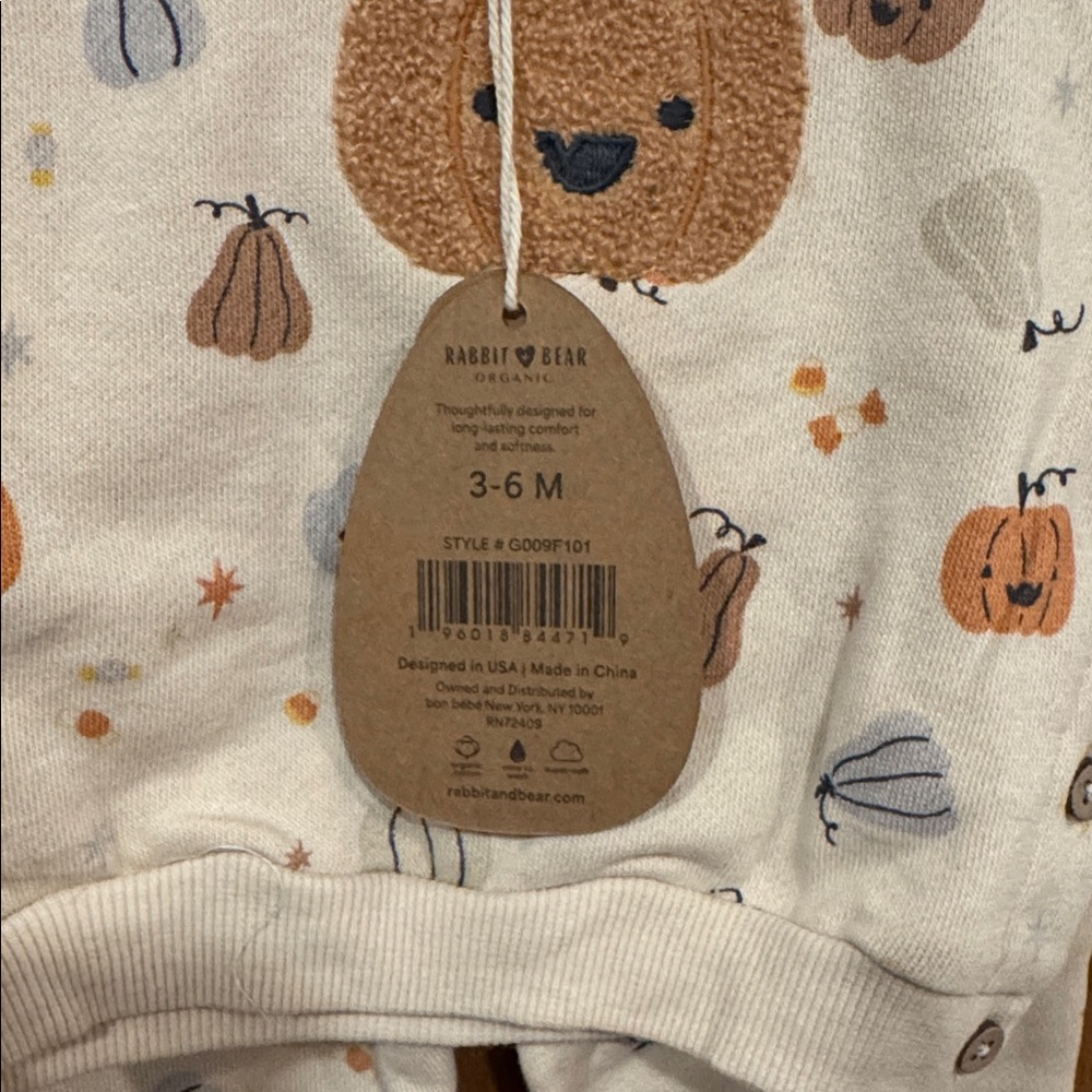 Pumpkin Print Baby Outfit by new fall baby 3-6 months outfit - Picture 5 of 6